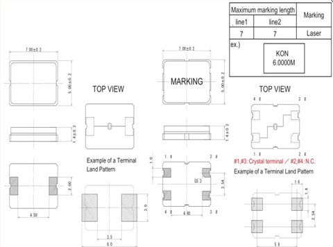 石英晶振,KH-7050晶振,貼片晶振