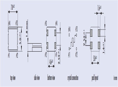 Jauch晶振,貼片晶振,JXG75P4晶振,進口石英晶體