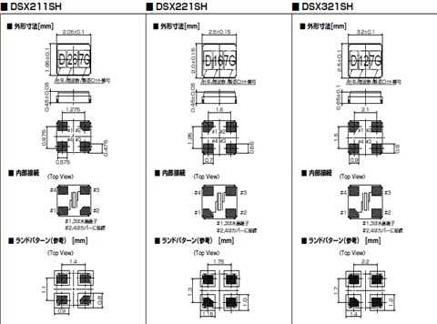 KDS晶振,貼片晶振,DSX221SH晶振,貼片進口晶振