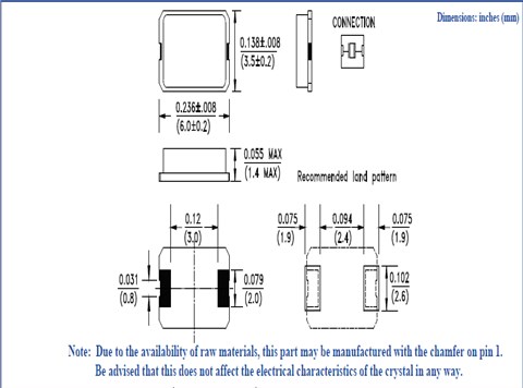ABM7-25.000MHZ-B4-T數據手冊 6035mm 25MHZ SMD ABM7
