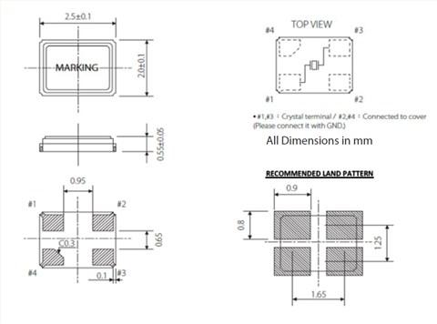 維管晶振,貼片晶振,VXM8晶振,石英晶體諧振器