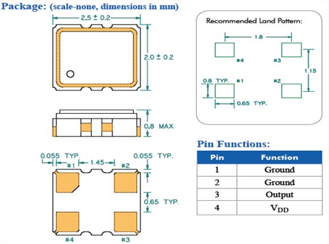 百利通亞陶晶振,溫補晶振,JT晶振,JT15260001晶振