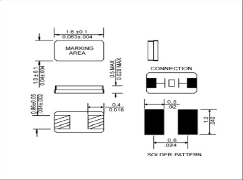 Raltron晶振,無源32.768K晶振,RT1610晶體