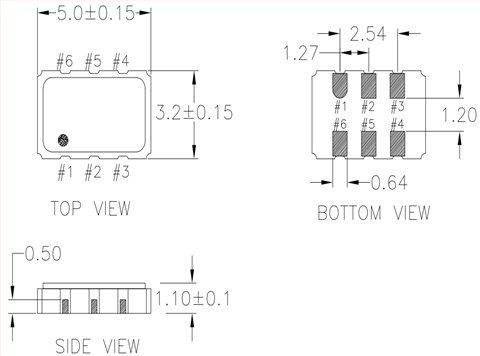 Renesas瑞薩晶振,XUP535125.000JS6I8,XU差分振蕩器,6G發射器晶振