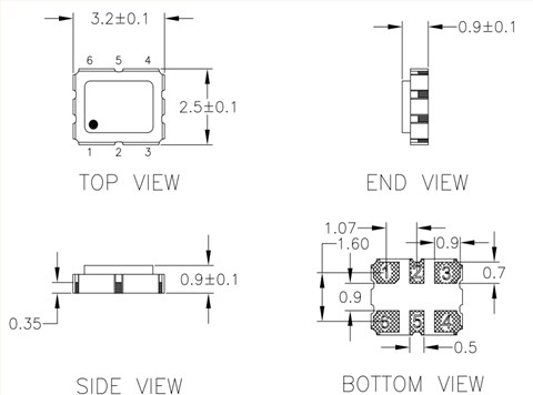 低電源電壓晶振,XAL335266.000000K,瑞薩3225mm振蕩器