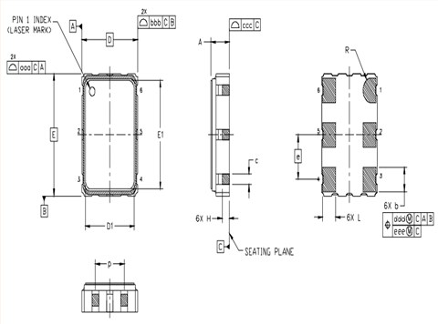 550AM250M000DGR,Si550壓控差分晶振,Skyworks北斗導航晶振