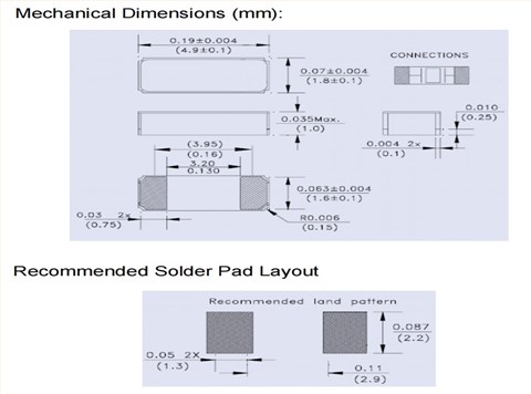 32.768KHz,TZ1692A,4918mm,TST諧振器,SMD石英晶體