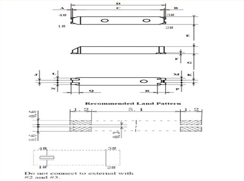 7015mm,ELS13-32.768kHz-T,ELS13,32.768KHz,AEL電話機晶振