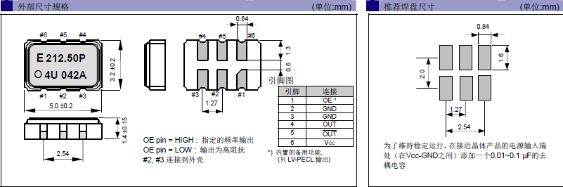 進口晶振,EG-2103CB晶振,壓電石英晶體