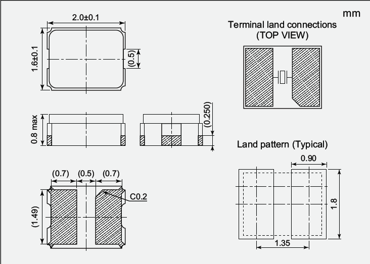 高精度超小型晶體,2016兆赫茲諧振器,NX2016GC晶振 高精度超小型晶體,2016兆赫茲諧振器,NX2016GC晶振