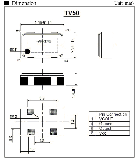 ITTI晶振,TV50晶振,移動(dòng)通訊晶振,TV50S2.5-3075-9-26.000晶振