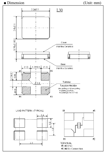 ITTI晶振,L30晶振,歐美進口晶振,L3050-20.000-8晶振