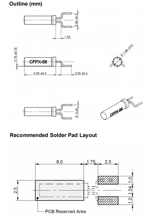 IQD晶振,CFPX-56晶振,LFXTAL025159REEL晶振
