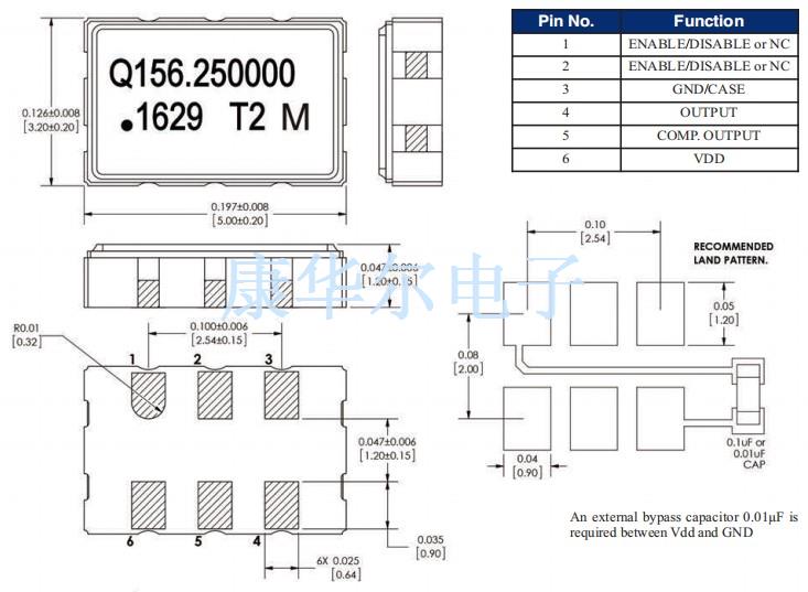 Q-Tech晶振,QT735晶振,QT735LD10M-50.000MHz晶振 Q-Tech晶振,QT735晶振,QT735LD10M-50.000MHz晶振