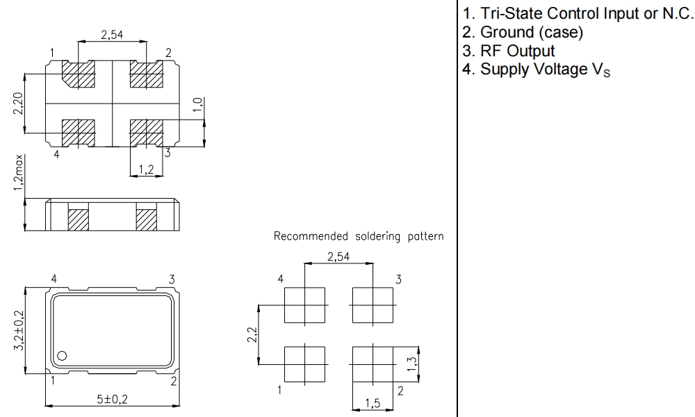 XO-53000H無線模塊晶振,XO-53331HST-LF-45.000MHz,KVG低電壓振蕩器 XO-53000H無線模塊晶振,XO-53331HST-LF-45.000MHz,KVG低電壓振蕩器