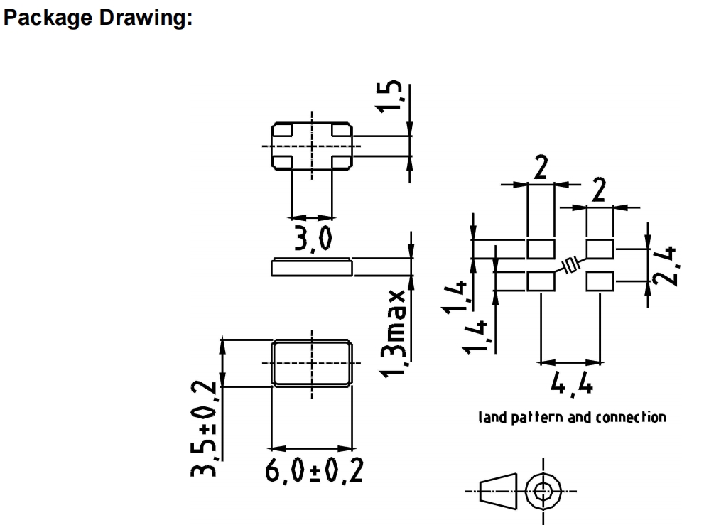XMP-6135-1A-12pF-40MHZ,KVG投影儀晶振,XMP-6100水晶振動子