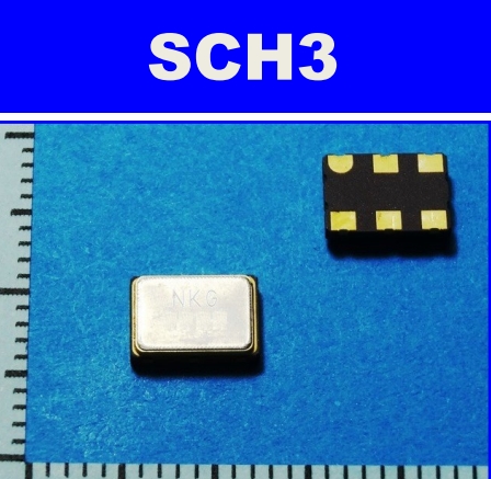 NKG有源晶振,SCH3高速網絡晶振,SCH36B100.000MTS-EXT,7050mm
